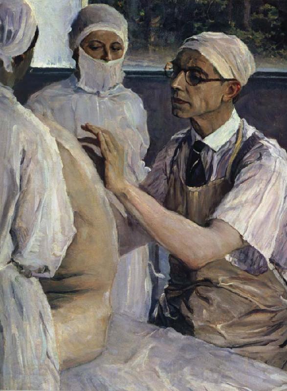 Nesterov Nikolai Stepanovich The Doc. in Surgery Spain oil painting art